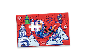 Магниты-пазлы на холодильник